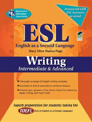 ESL Intermediate/Advanced Writing - ebook